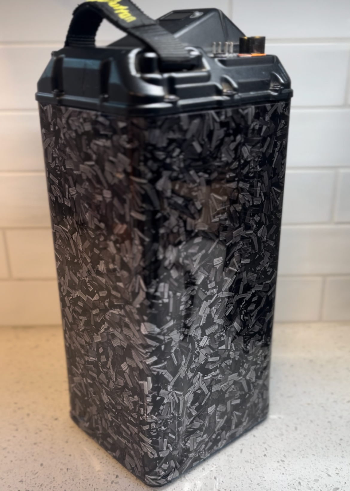 Forged Carbon FIber Surron Battery Wrap