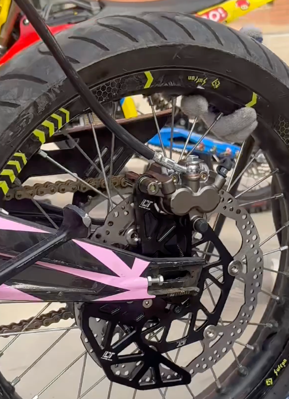 V2 lbx/eride ultra brake